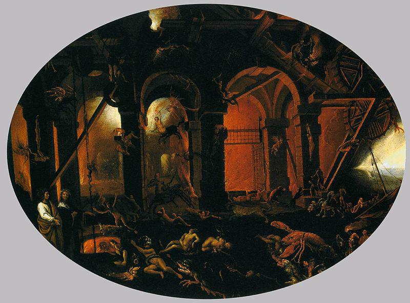 Filippo Napoletano Dante and Virgil in the Underworld Germany oil painting art